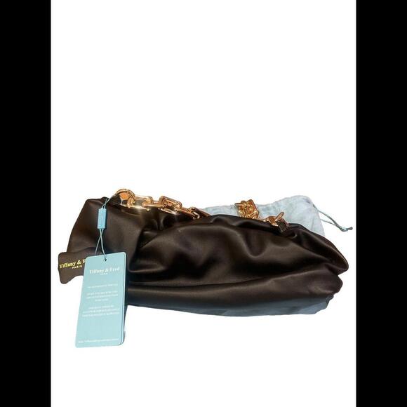 Tiffany & Fred Paris Leather  Pouch Shoulder Bag NWT - Picture 5 of 8